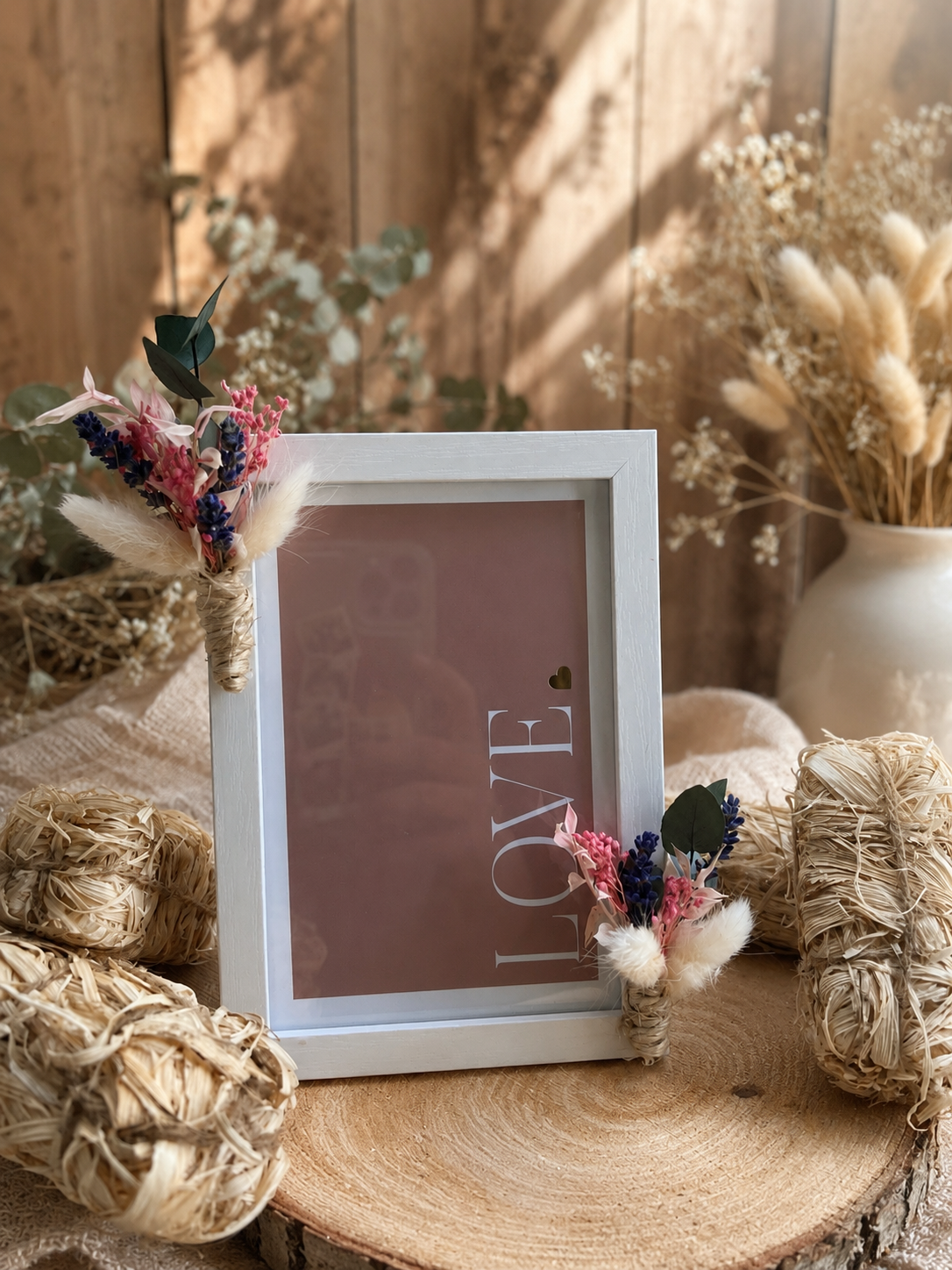 Cadre photo décoré