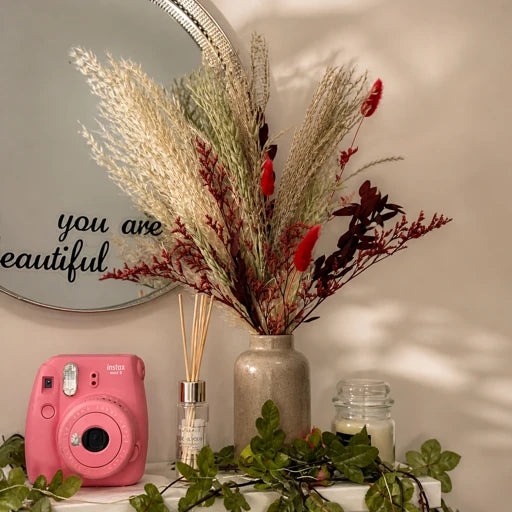 Décoration florale séchée chic et intemporelle