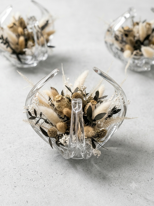 Magnifique cigne en verre